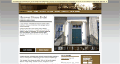 Desktop Screenshot of hanoverhousehotel.co.uk