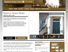 Tablet Screenshot of hanoverhousehotel.co.uk